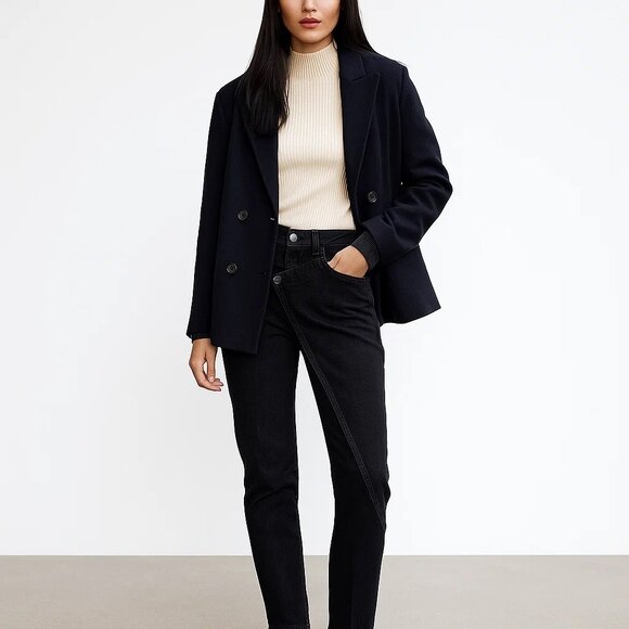 Vintage Panhandle Slim Denim Jeans Moto Punk Grunge Rock Edgy High Rise Waisted - Picture 13 of 13